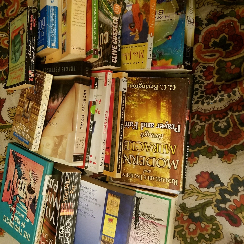 Several selection of different kinds of books